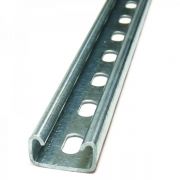 Pre-Galvanised Single Slotted Channel 41mm x 21mm x 2.5mm 3 Metre Length